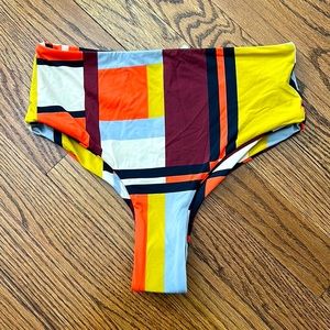 San Lorenzo high waisted bored bikini bottom
